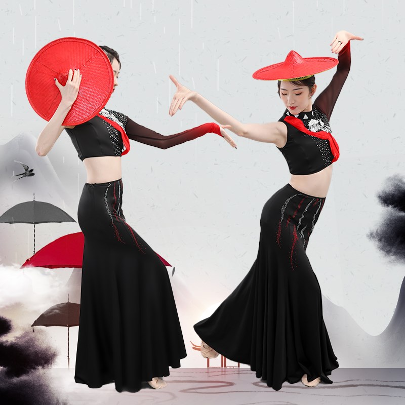 桃李杯《椿》新款花腰傣族舞蹈服民族练习练功服演T出艺考剧目群
