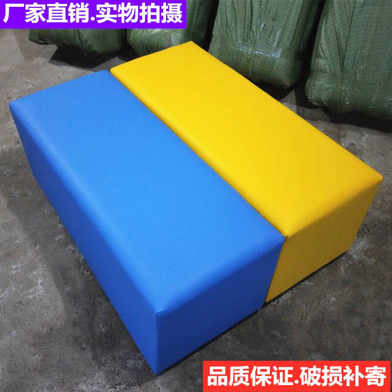 热卖软包凳子商场沙发凳休息区z长凳软体组合长条凳家用实木换鞋