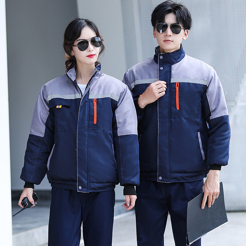 冬季工作服,男式棉服,耐磨加v厚棉服,汽修厂防寒保暖劳动防护棉袄