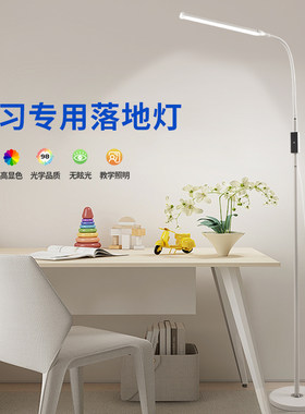 国AA级触c控落地护眼台灯儿童学习专用读书立式台灯全光谱学钢琴