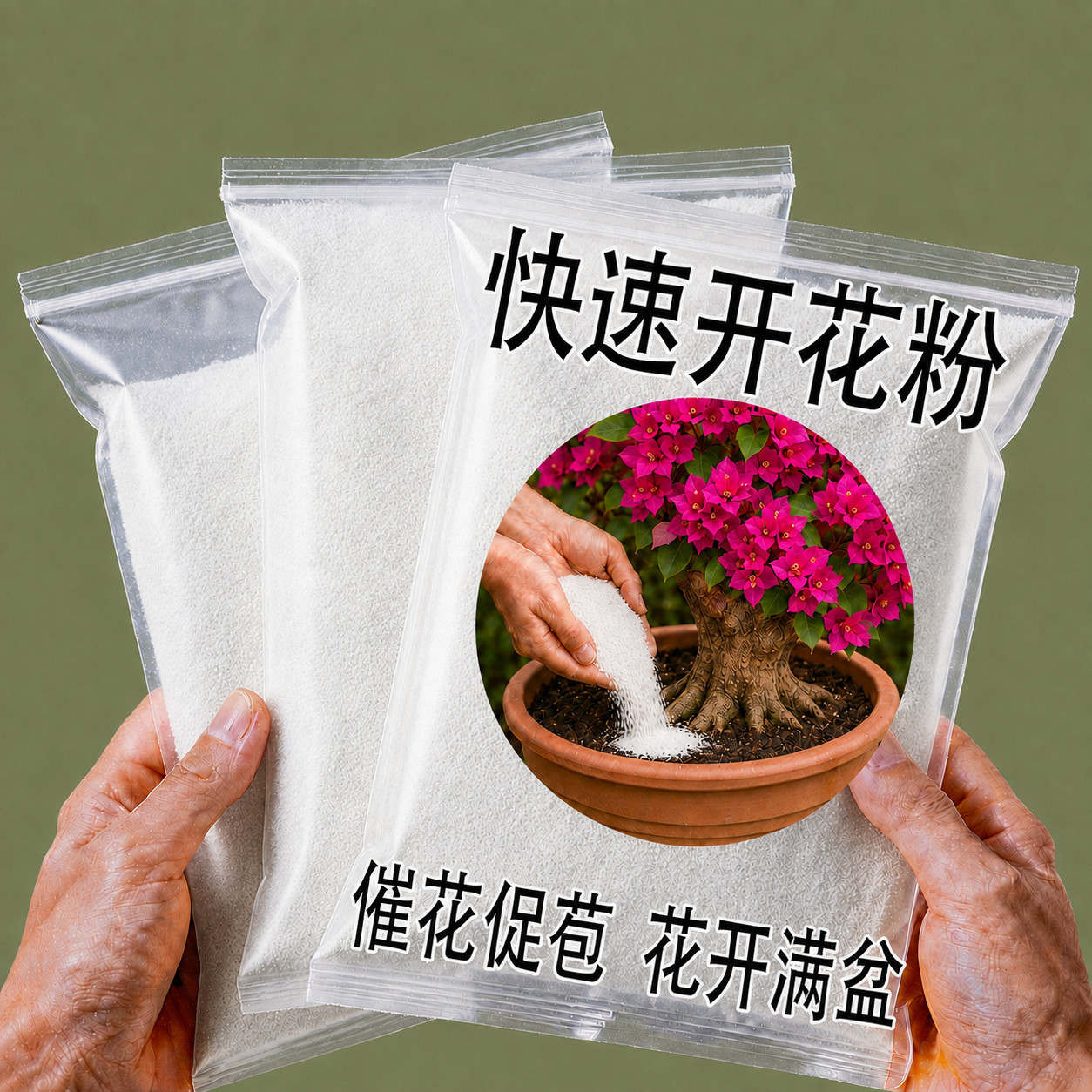 新升级【花卉通用型】快速开花粉