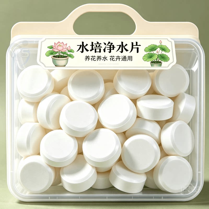 水培植物增氧片净水片营养片防臭水促生根浑水不烂根水培花卉通用