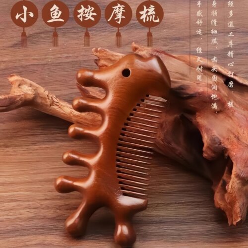 头皮按摩宽齿梳肩颈活络舒缓好用