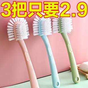 刷多功能长柄鞋 家用刷鞋 五面洗鞋 刷子硬毛洗衣刷不伤衣鞋 刷 神器鞋