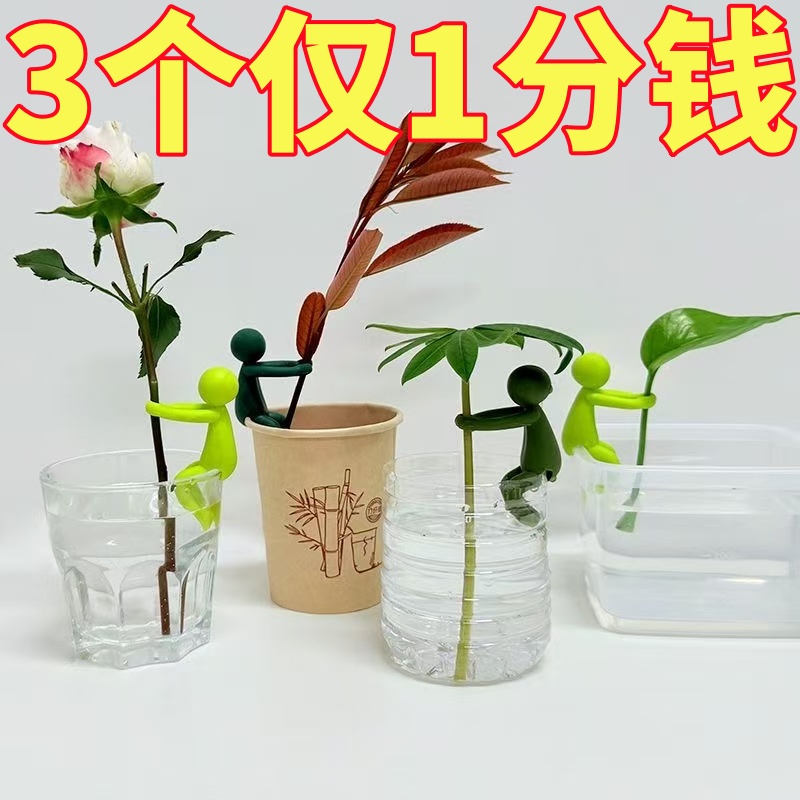 新款水培植物生长伴侣防倒伏叶