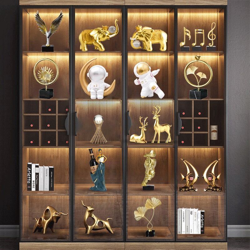 北欧轻奢现代酒柜高档摆件创意玄关客厅电视柜办公室家居装饰品,家居饰品,装饰摆件,淘宝优惠券,粉丝福利购,淘宝优惠卷