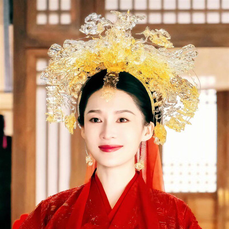 庆余年2林婉儿大婚凤冠头饰来图定制饰品尹霞手作中式新娘头饰