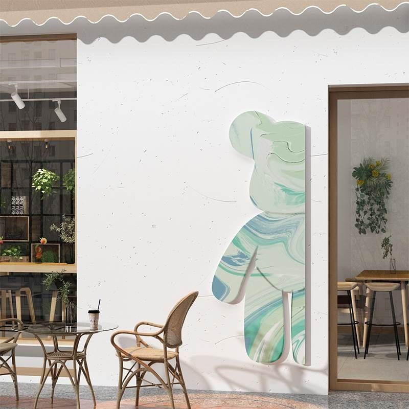 网红拍照区布置打卡背景墙奶茶店墙壁装饰咖啡店墙面装饰贴画摆件,家居饰品,文化墙贴,淘宝优惠券,粉丝福利购,淘宝优惠卷