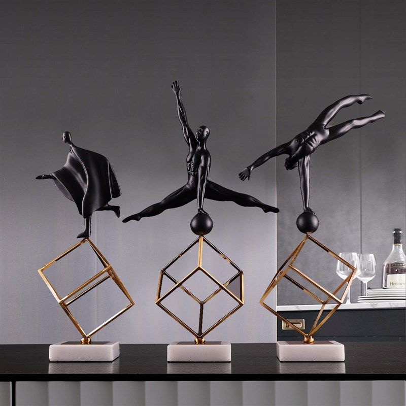 轻奢摆件创意现代北欧简约家居样板房玄关客厅电视柜桌面装饰品,家居饰品,装饰摆件,淘宝优惠券,粉丝福利购,淘宝优惠卷