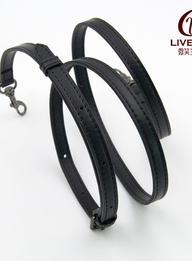 包带箱包配件修理替换DIY黑色平纹匙扣1.2宽肩带斜跨单肩包包带子