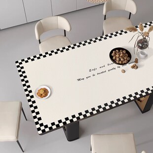 新年桌布防水防油防烫桌垫隔热垫长方形餐桌垫子茶几桌布冬季