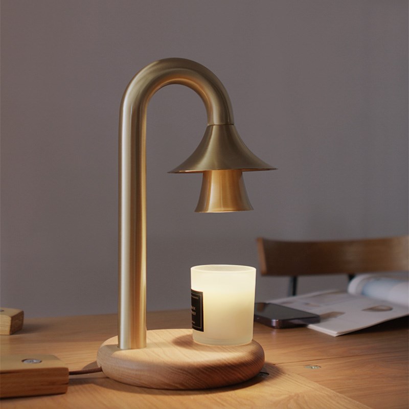 复古法式融蜡灯香薰台灯客厅柜台高级感浪漫家居新居无烟蜡烛灯具