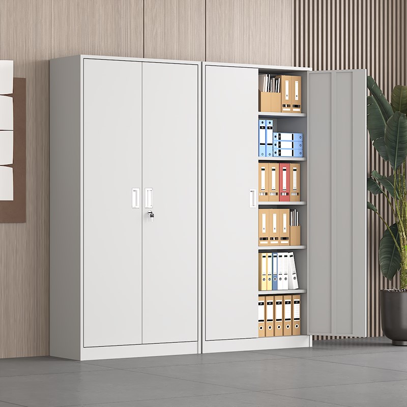 钢制铁皮储物柜文件柜办公室财务凭证会计资料合同档案柜带锁柜子