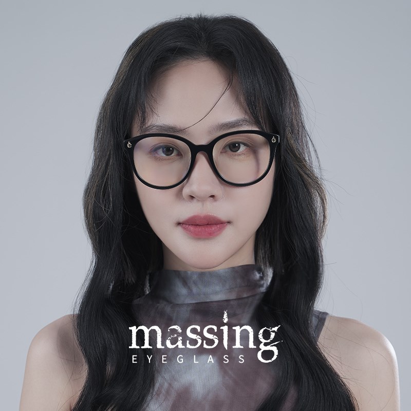 massing近视眼镜经典圆框女款眼镜框男款可配度数A&M-MS-DP-003