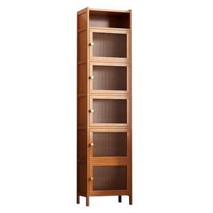 cabinetV narrow storage rack book bookshelf Simple dustproof