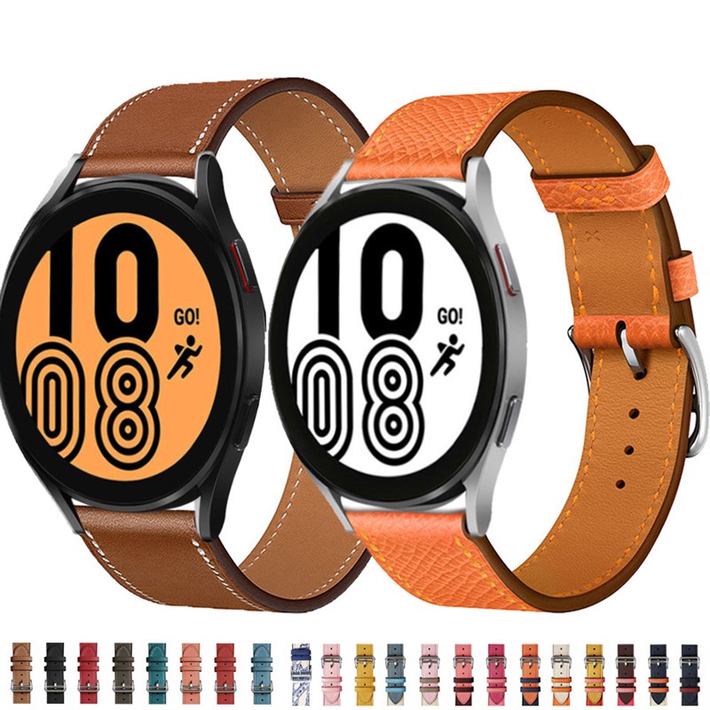 Leather Band For Samsung Gaylaxy Watch 4/5/6 classic 46mm 42