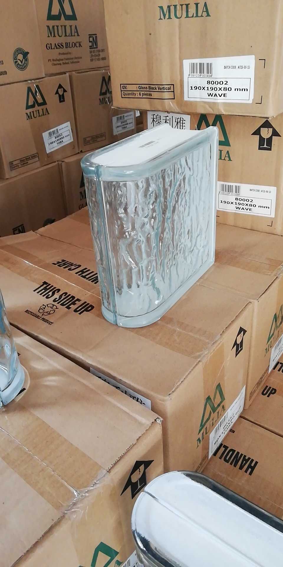 玻璃砖收边muli超白空心玻璃砖冰影水晶透光透人浴室隔断