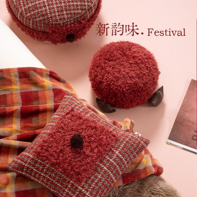 结婚抱枕沙发客厅装饰喜庆订婚婚礼异形毛绒抱枕腰靠腰枕红色抱枕,居家布艺,靠垫/抱枕,淘宝优惠券,粉丝福利购,淘宝优惠卷