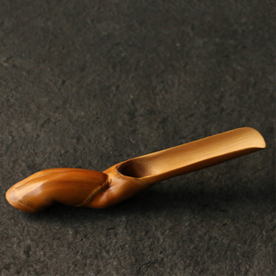 几十年龟甲竹老料纯手工精工打磨制作茶道茶铲茶具把件收藏竹器