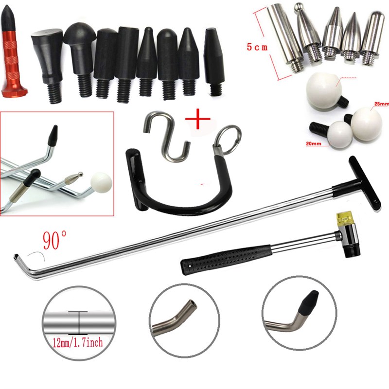 汽车凹陷修复工具杠杆可换头钩子凹坑凹痕维修免钣金不伤漆塑料