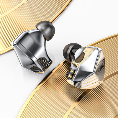 BLON宝龙BL-07入耳式耳机线控带麦金属重低音HIFI耳挂式耳塞