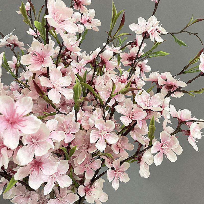 仿真樱花桃花梨花假花仿真花樱花藤条枝条摄影道具摆件酒店装潢
