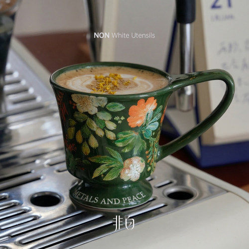 陶瓷马克杯复古高颜值咖啡杯子小众设计女生伴手礼水杯茶杯早餐杯