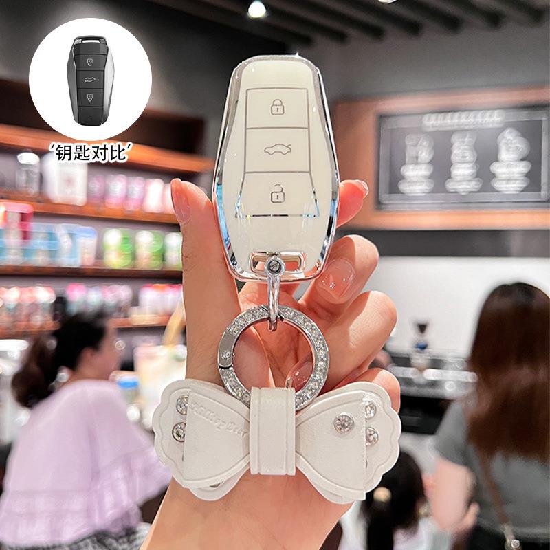 适用大众思皓钥匙套女e10x爱跑e50x曜x8江淮大众qx汽车专用钥匙包