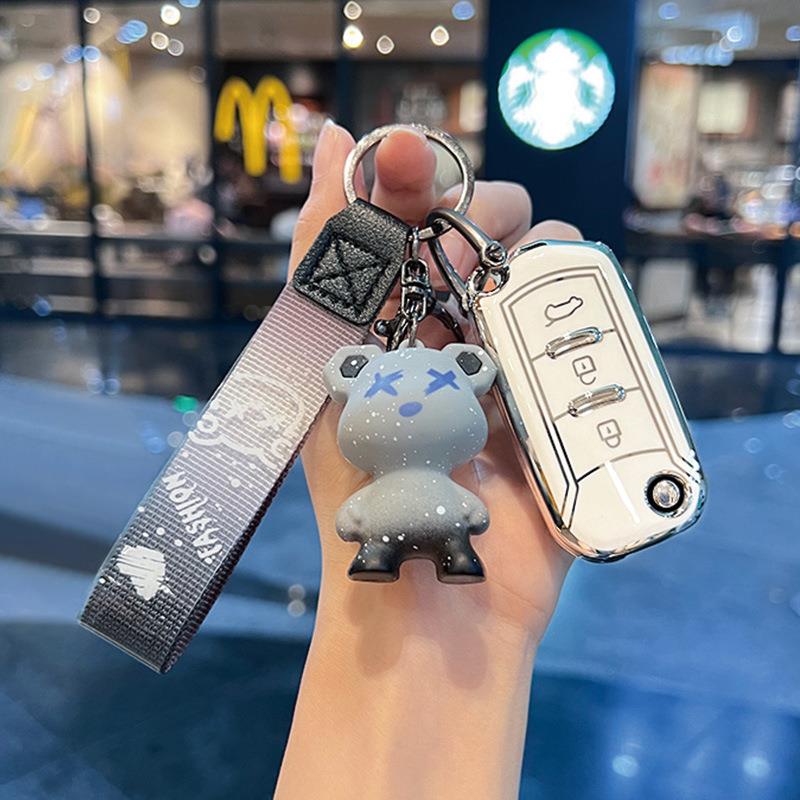 适用广汽传祺gs3钥匙套gs4扣ga6折叠ga4手动m6全包gs5保护壳ga3扣