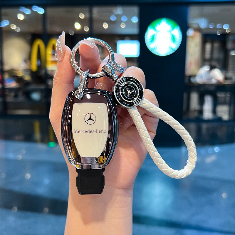 适用于奔驰C260l车钥匙套包E260L壳GLA200扣GLC260S级CLA钥匙扣