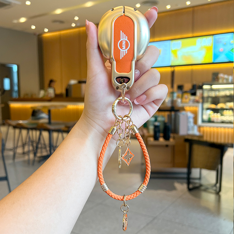 宝马MINI钥匙套F55F60F56壳COPER迷你CLUBMAN扣F54女COUNTRYMAN包