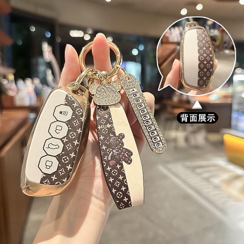 适用于哈弗h6钥匙套m6plus猛龙h2二代大狗f7车h9神兽赤兔h4第三代