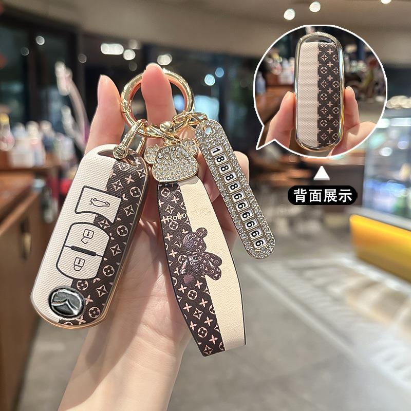 适用马自达昂克赛拉钥匙套CX5扣CX4男MX5阿特兹CX8CX30钥匙保护包