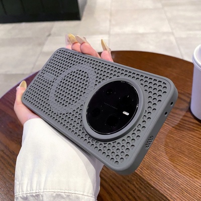 新款散热蜂窝气孔适用荣耀magic8pro手机壳GTpro魔术7pro磁吸防摔磨砂肤感6por保护套创意情侣女男款高级感潮