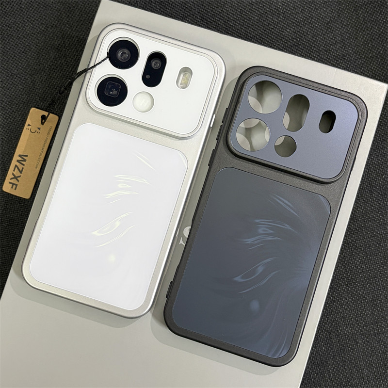 镭射羽纱适用oppoFindx9pro手机壳新款人鱼姬findx9内置磁吸fx9镜头精孔高级感oppo女款全包防摔保护套磨砂