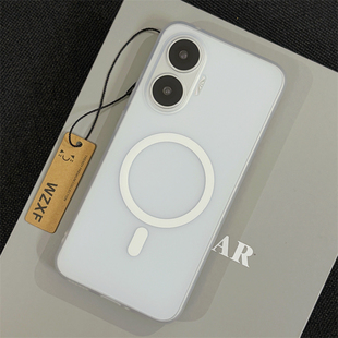 wzxf透明磨砂适用红米Turbo4Pro手机壳新款Turbo5max超薄磁吸防摔硅胶软壳por精孔简约全包男女高级感保护套