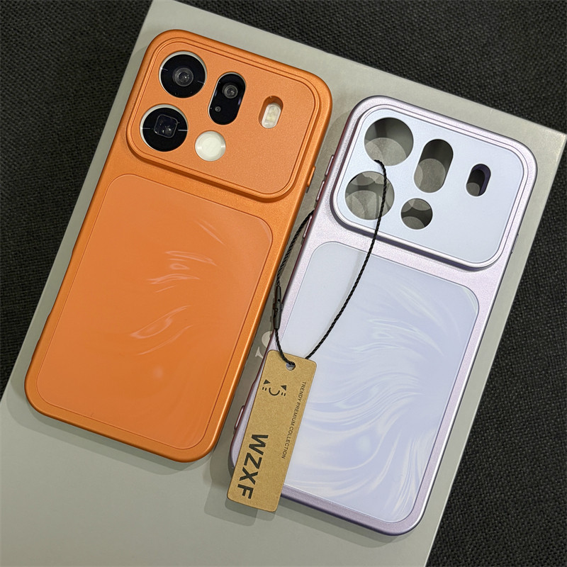 镭射羽纱适用oppoFindx9pro手机壳新款findx9内置磁吸fx9镜头精孔高级感oppo男女全包防摔保护套磨砂软边硬壳