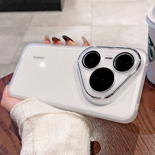 适用华为pura80pro+手机壳新款透明P80Ultra高级感pura70por保护套镜头全包超薄防摔男女高级感硅胶tpu软壳