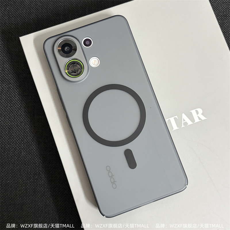 适用OPPOK13turbo手机壳新款k13turbopro超薄磁吸oppo镜头精孔磨砂pro全包透明男女轻奢简约高级感硬壳保护套