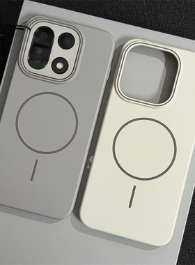 wzxf细圈磁吸适用一加15手机壳Ace6t新款钛灰色ace5pro磨砂高级感1+13r商务奢华t超薄por硬外壳12简约s保护套