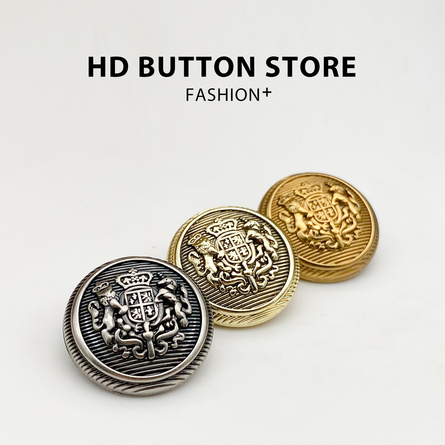 复古金属男女制服西装外套纽扣毛衣开衫衣服纽扣圆形大衣扣子高端