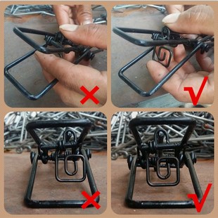 地老鼠夹地爬子田鼠夹地鼠夹鼢鼠捕捉器扑抓蛤蛤地羊仓鼠工具