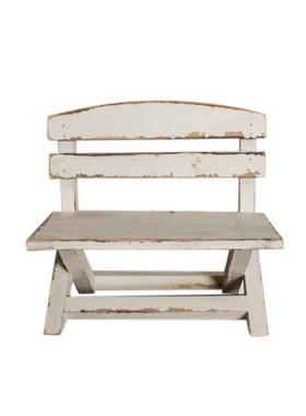 实木复古做旧桌面小凳子个性创意小椅子花架家居饰品装饰道具摆件