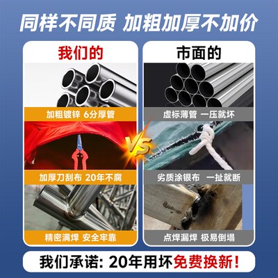 斜面雨棚帐篷商铺门店档口户外遮阳棚摆地摊门头防雨帐篷布停车棚