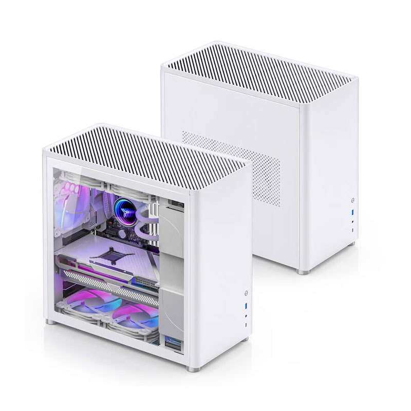 乔思伯(JONSBO) D40 白色 ATX机箱(支持ATX主板/铝面板/ATX电源)