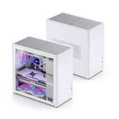 白色 ATX机箱 支持ATX主板 乔思伯 ATX电源 D40 铝面板 JONSBO