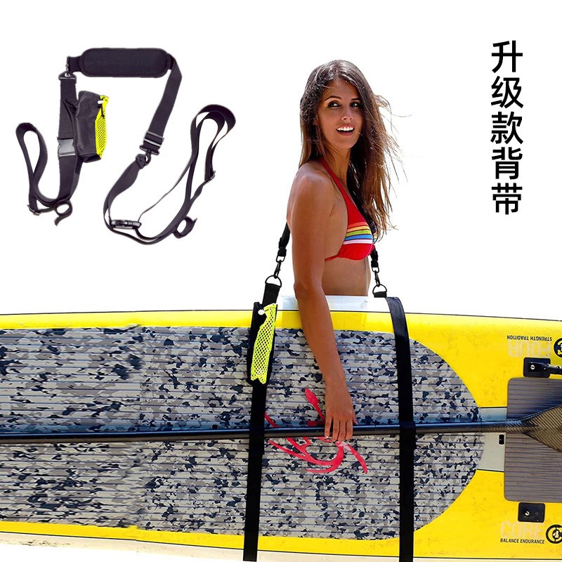 跨境冲浪板背带桨板皮划艇多功能捆绑带可K调节固定背带冲浪板配