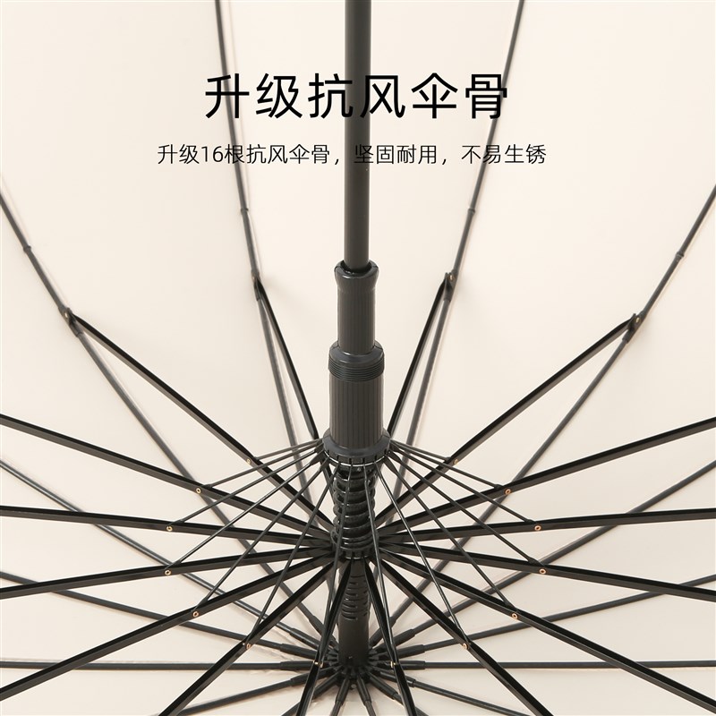 19EK防水套雨伞女晴雨两用自y动长柄伞男大号双人加固抗风车载暴