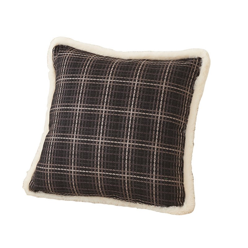 高级感沙发抱枕套客厅高颜值飘y窗靠背垫床上睡觉靠腰枕不含芯跨