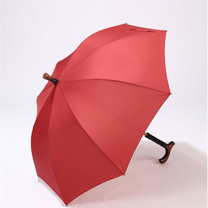 多功能拐杖伞轻便登山伞一伞两用晴雨伞老人长柄自动S伞可印制log